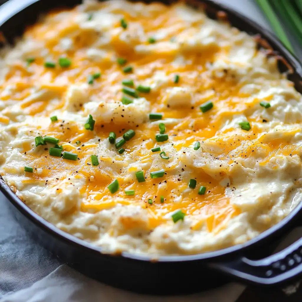 A fluffy crab dip topped with melted cheese, perfect for dipping crackers or bread.