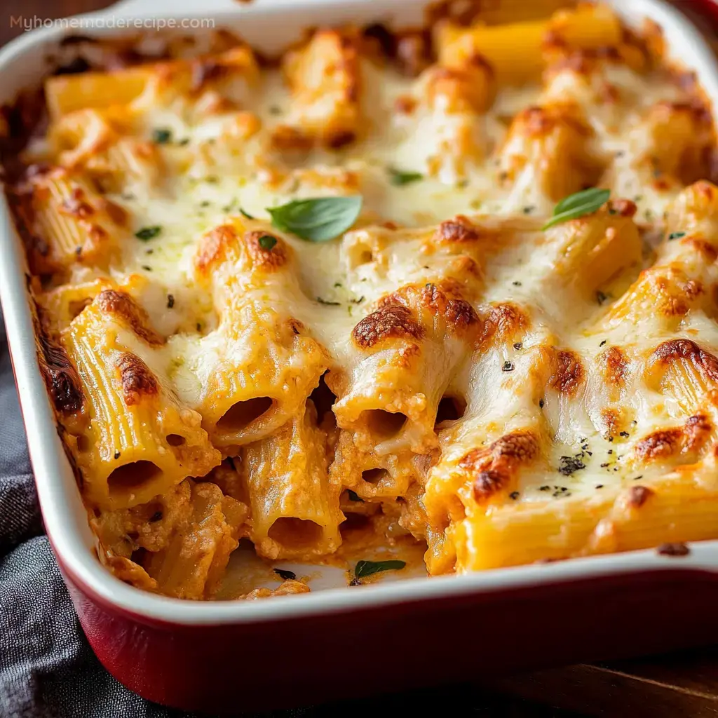 Savory Baked Rigatoni