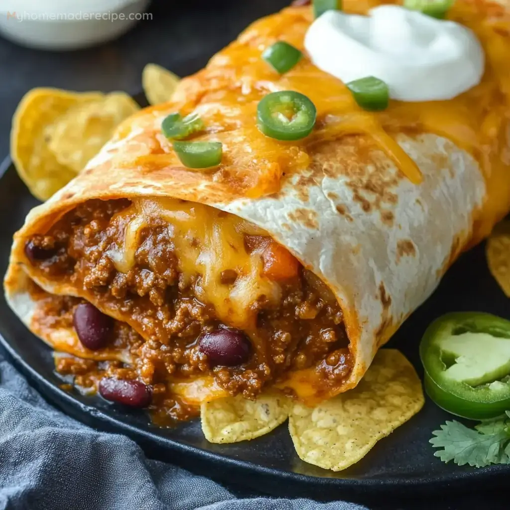 Taco Bell Style Chili Cheese Wrap