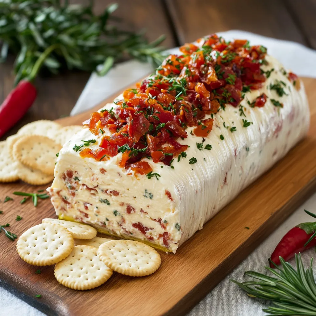 Cheese Roll with Italian Topping