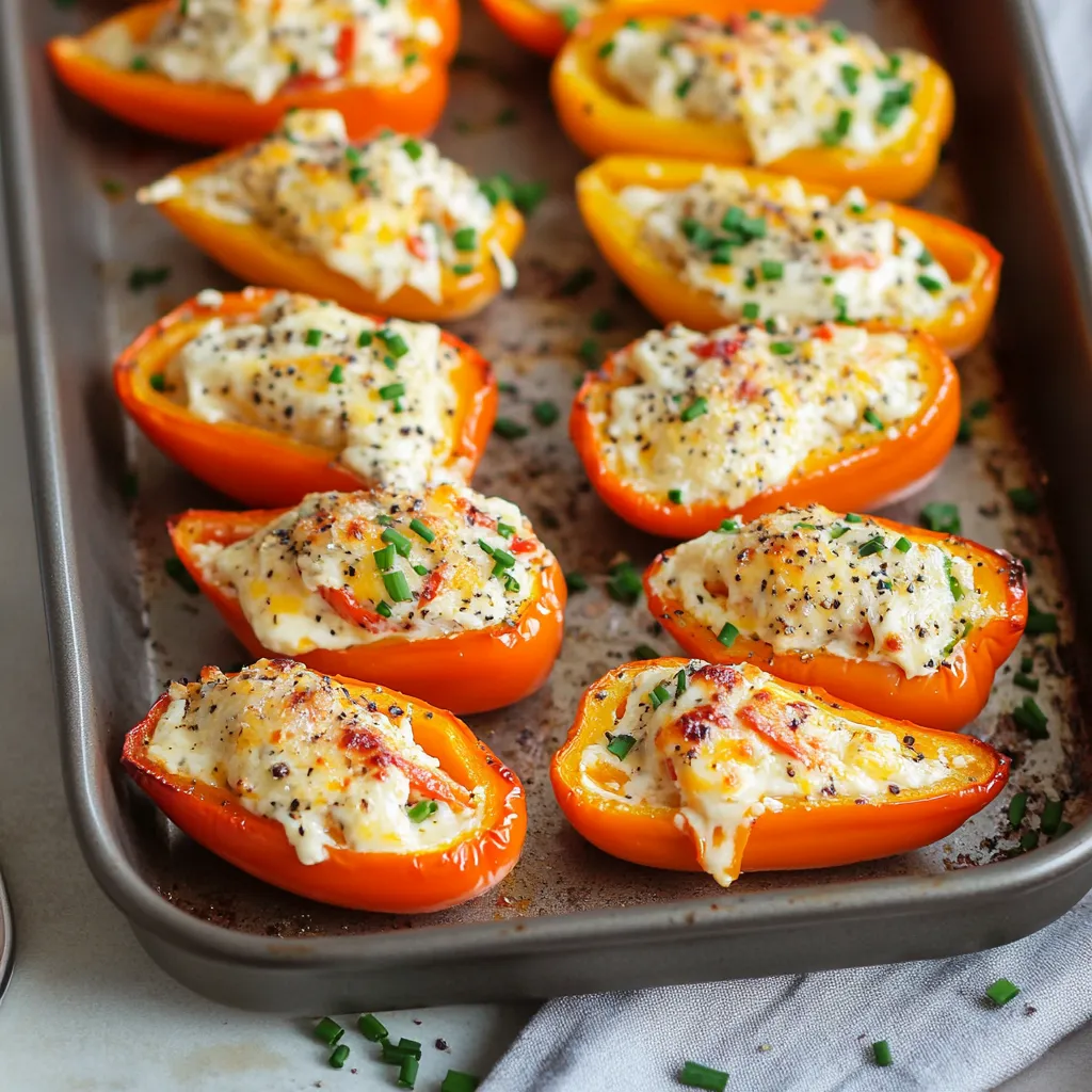 Cream Cheese Filled Mini Sweet Peppers