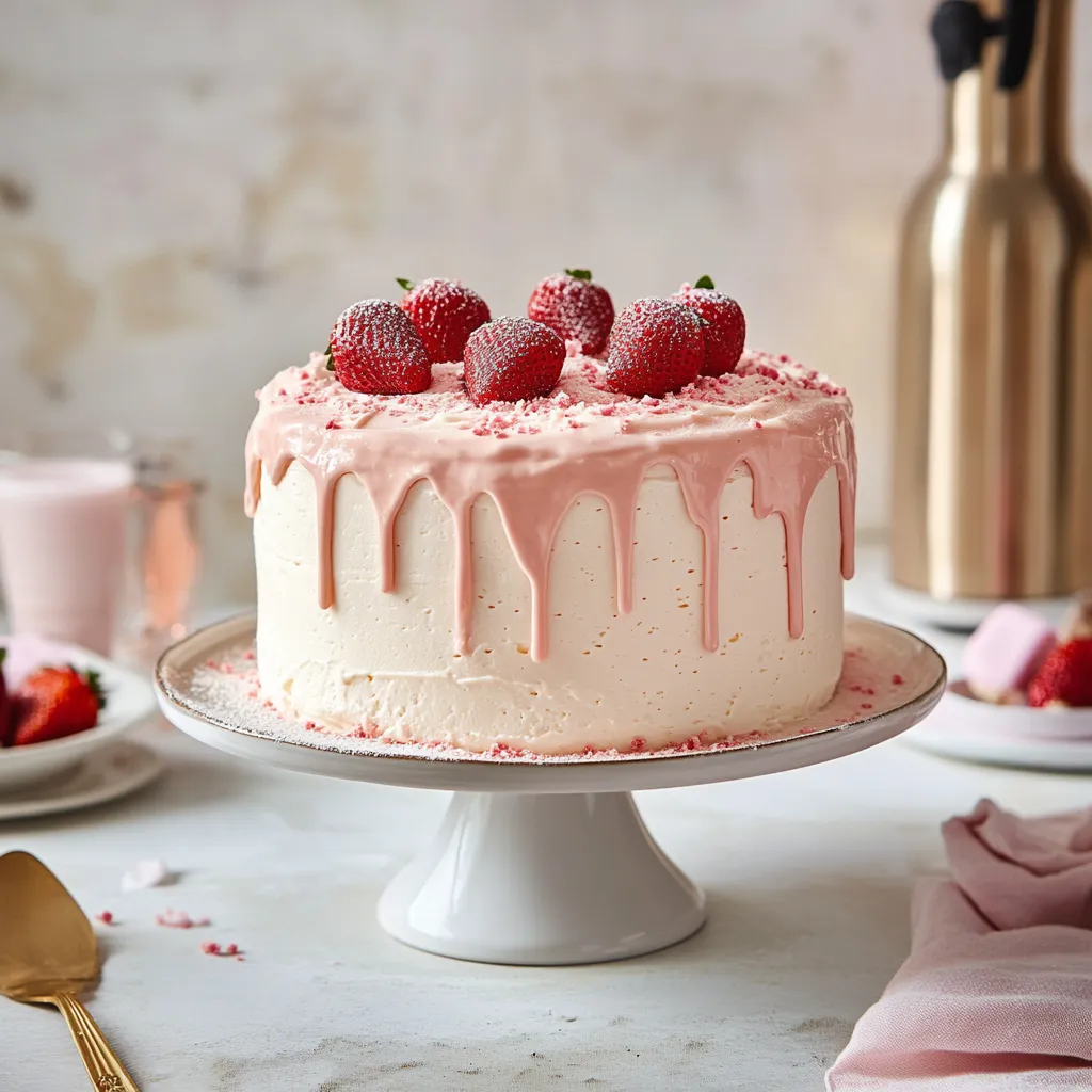 Elegant Champagne Layer Cake