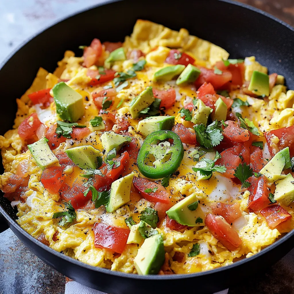 Crispy Tortilla Migas with Eggs