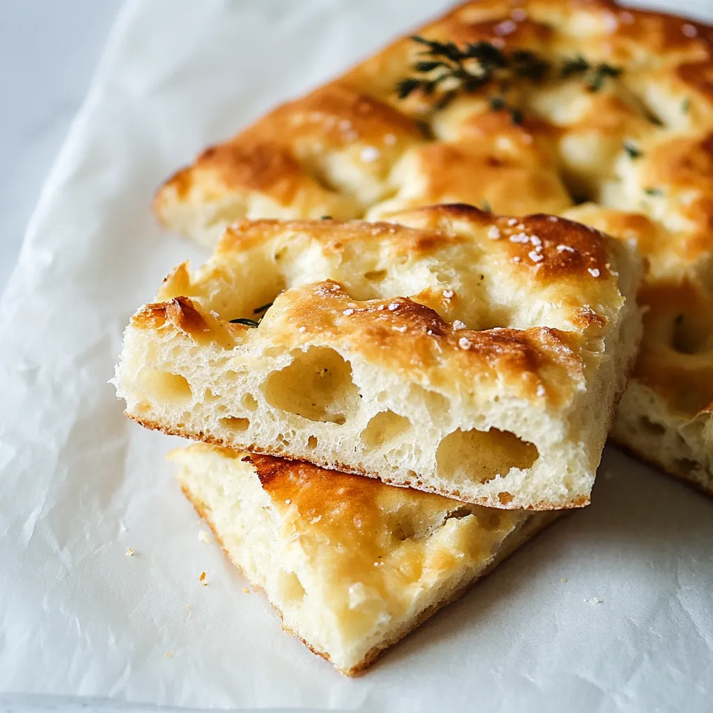 Soft Italian Focaccia Bread