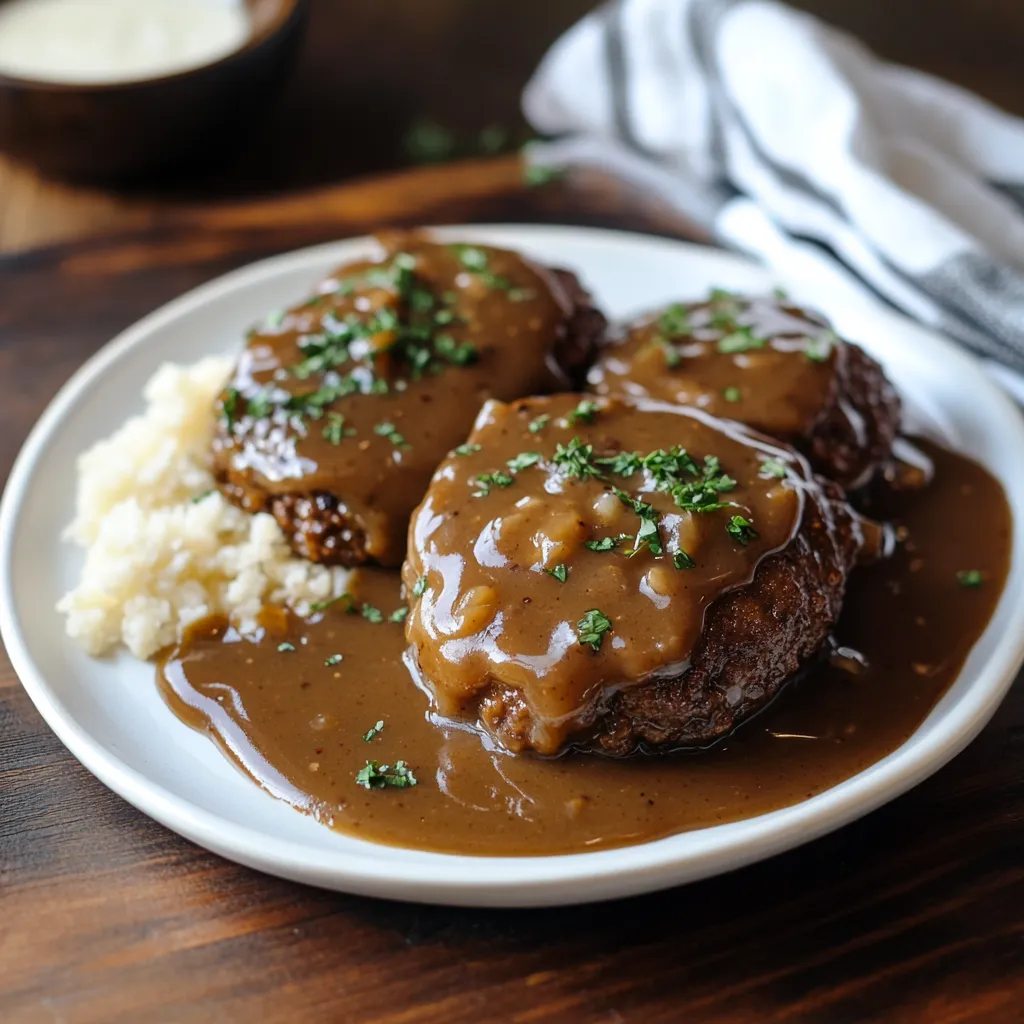 Juicy Salisbury Steak Gravy