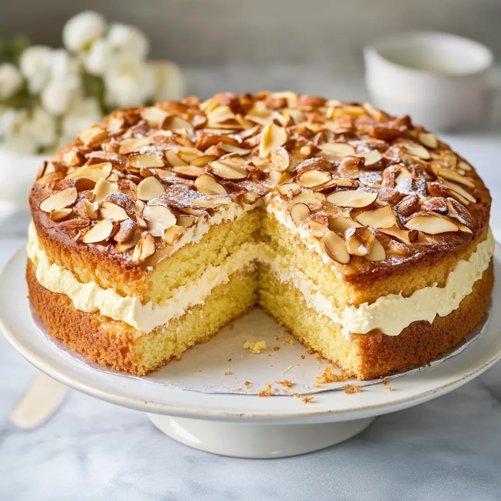 Sweet Honey Almond Cake