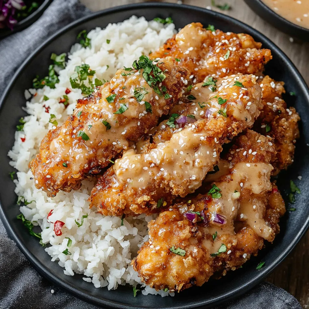 Crispy Chicken with Sauce