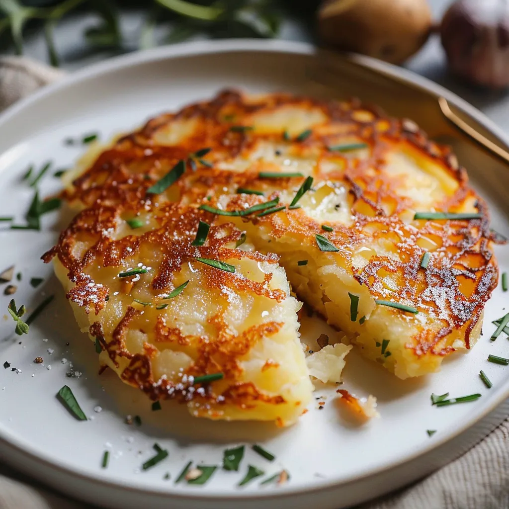 German-style crispy potato pancakes