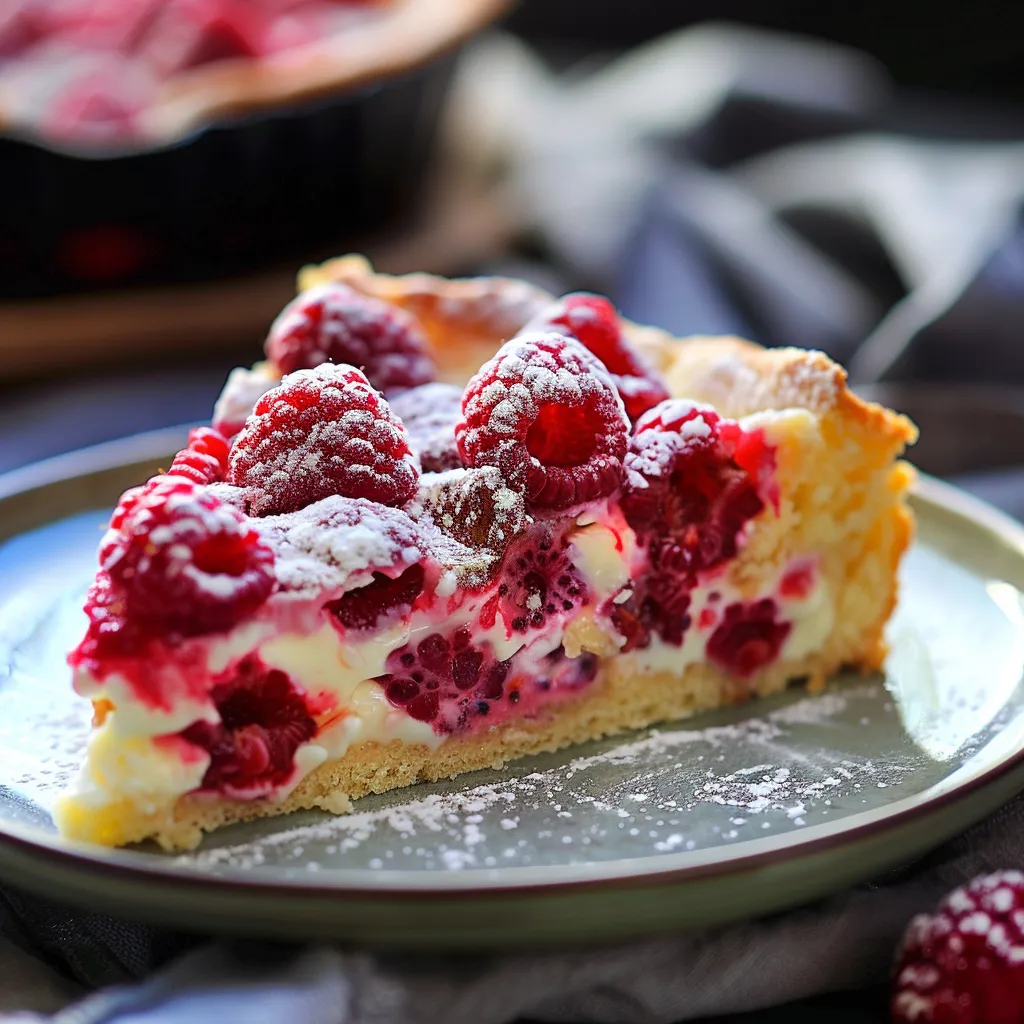 Yogurt Cake with Fresh Raspberries