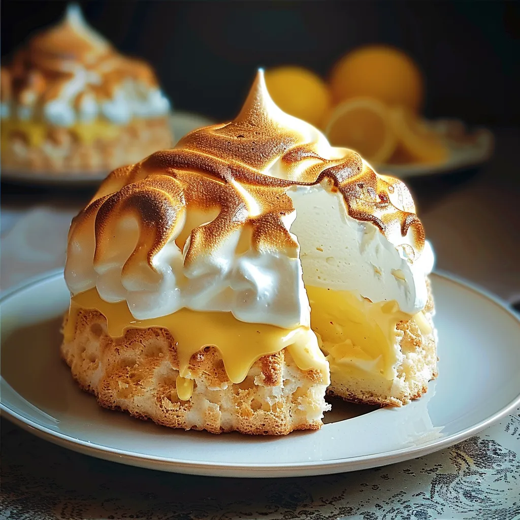 Lemon Meringue Charlotte