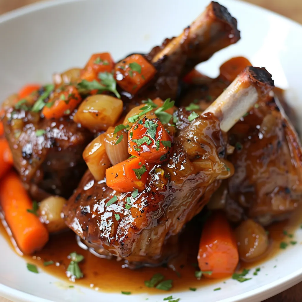 Pork Shank in Honey and Beer