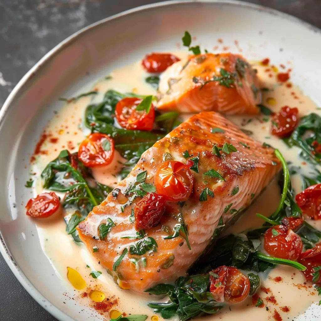 Creamy Tuscan Salmon