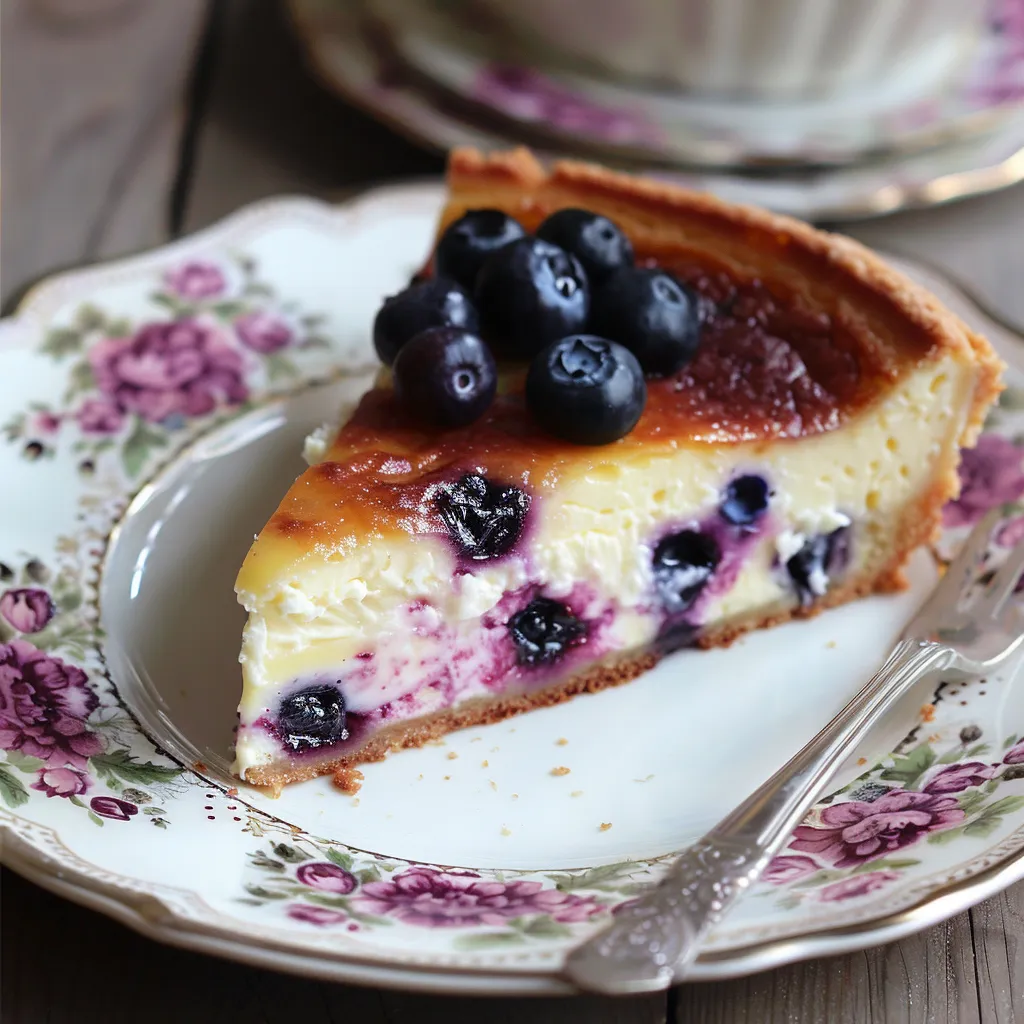 Blueberry and Cream Cheese Cake