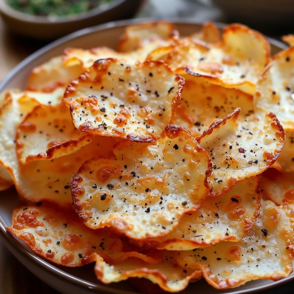 Homemade Cheese Crisps