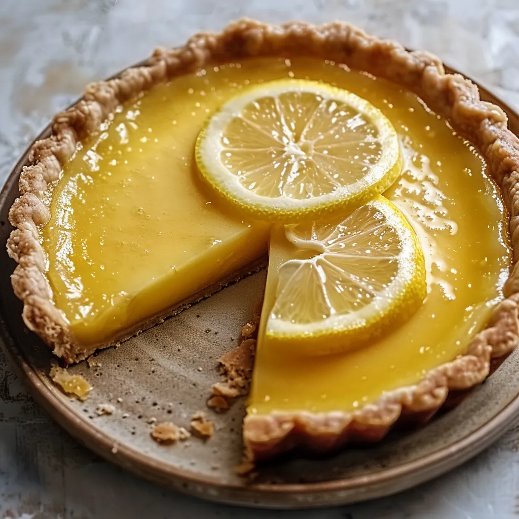 Recette tarte au citron facile