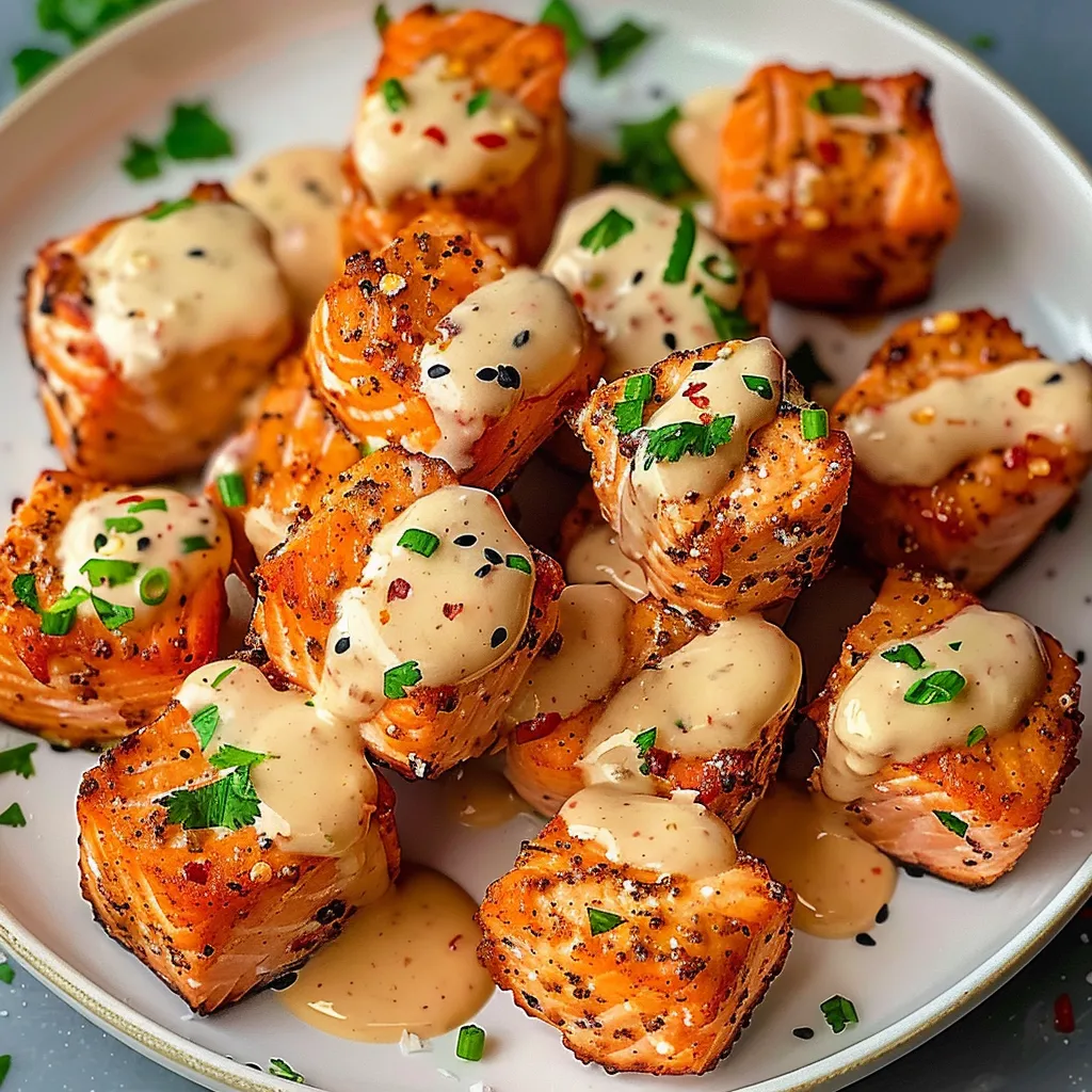 Spicy Salmon with Bang Bang Sauce