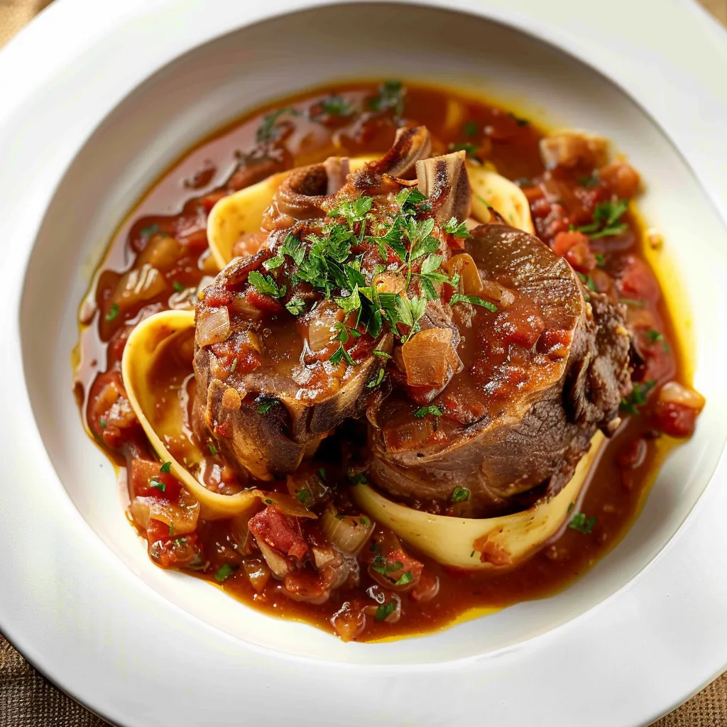 Traditional Italian Osso Buco with Veal