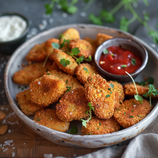 Chickpea nuggets