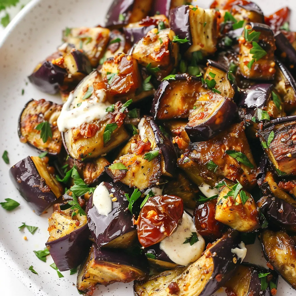 Mediterranean Roasted Eggplants (Low Carb, Gluten-Free)