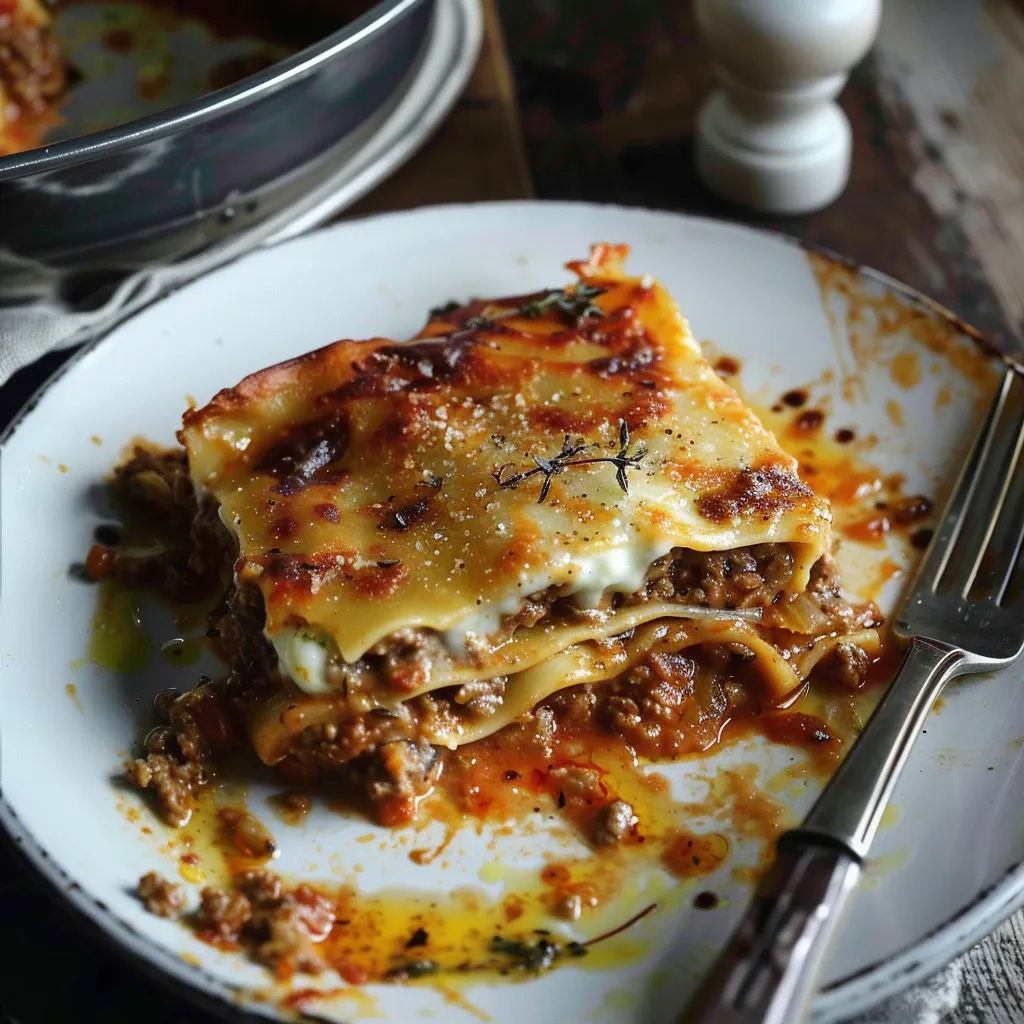 Homemade Italian Lasagna - Traditional Recipe