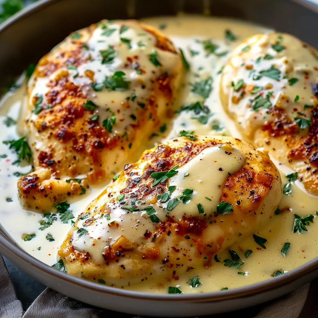 Cheesy Cream Chicken