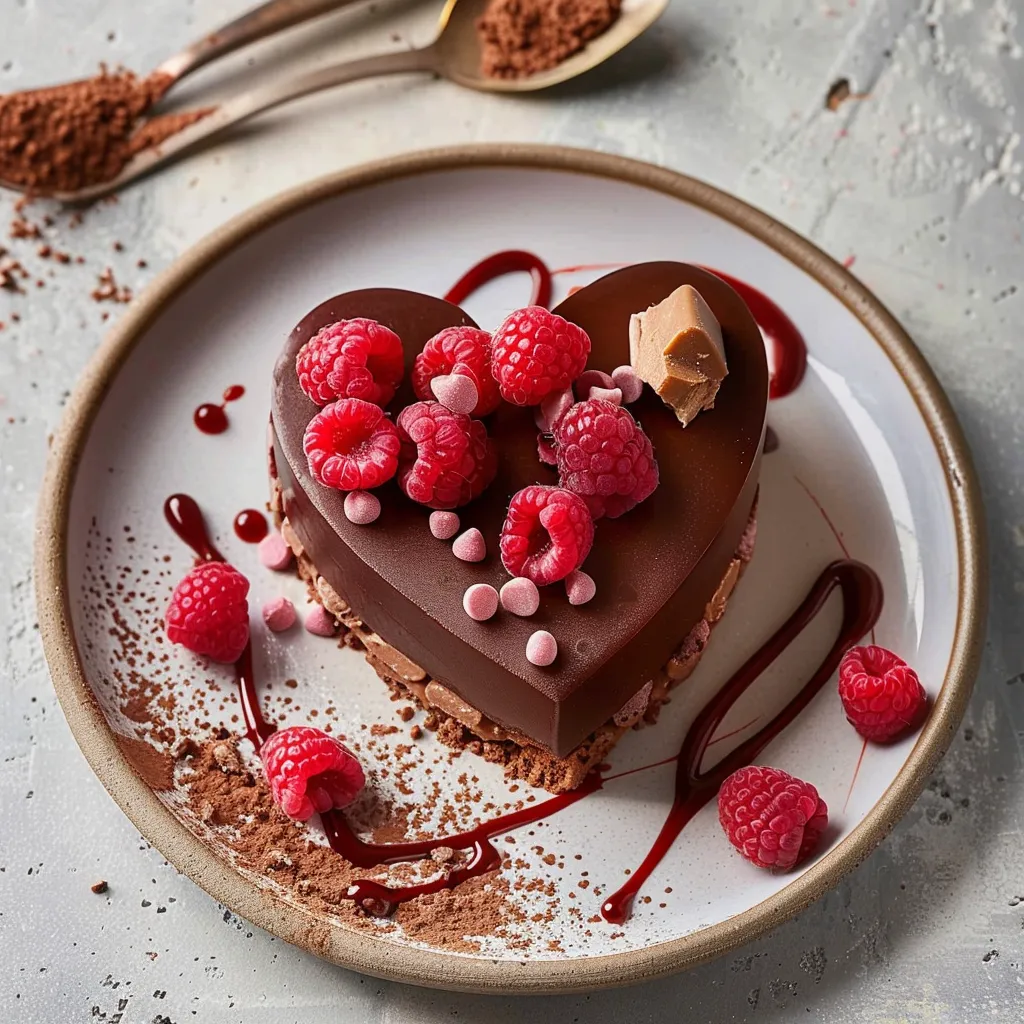 Chocolate raspberry dessert for a delightful Valentine’s celebration