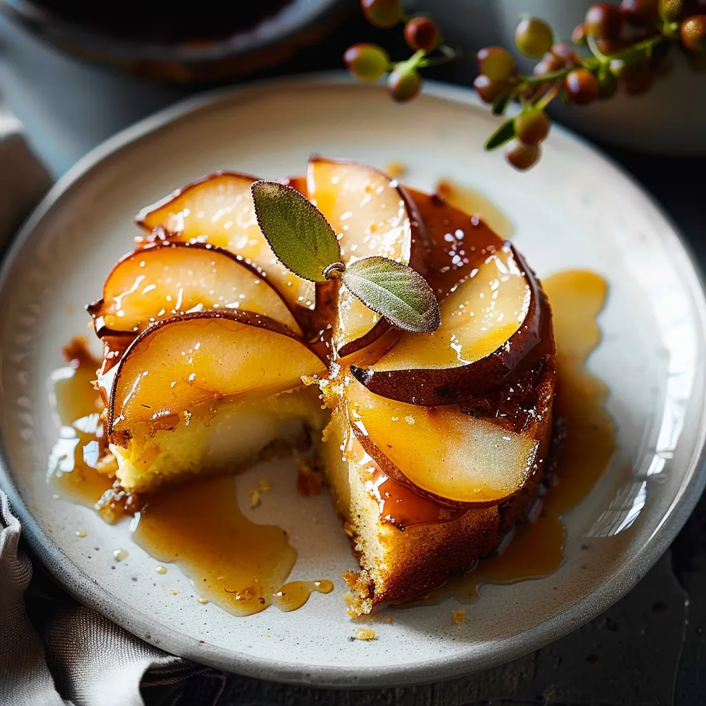 Caramelized Pear Cake