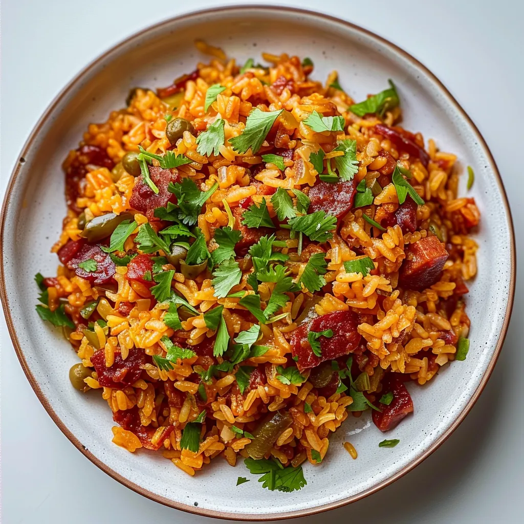 Mexican Rice with Chorizo and Bacon | Spicy Family Recipe