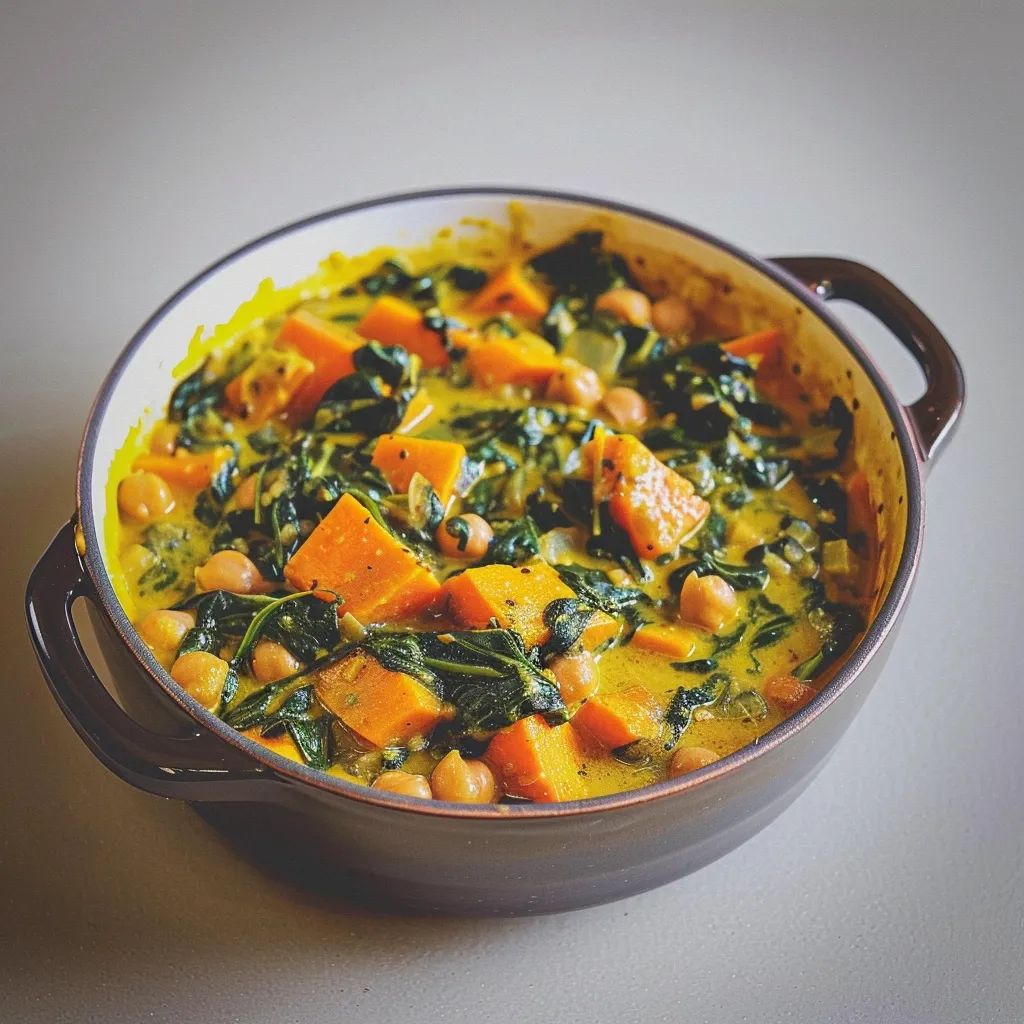 Sweet Potato Spinach Curry