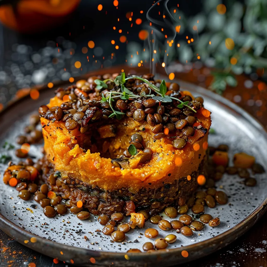 Vegan Butternut Squash and Lentil Shepherd's Pie