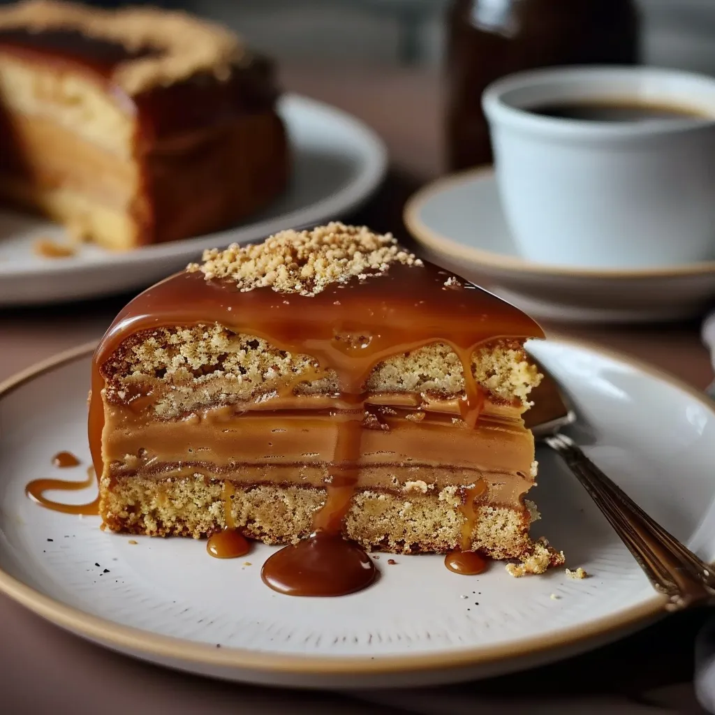 Soft Coffee Caramel Cake: The Perfect Treat