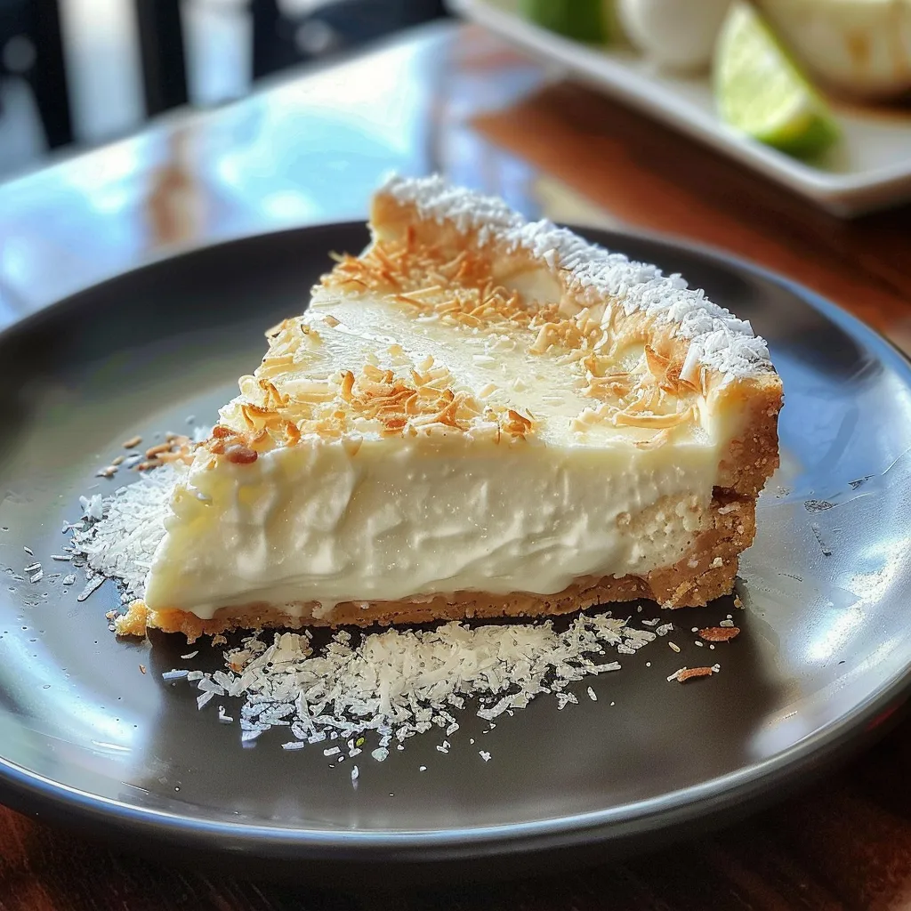 Gluten-Free Coconut Cream Tart - Elegant Dessert