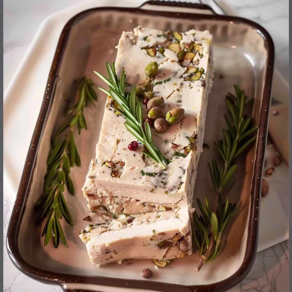 Chicken and Pistachio Terrine - Elegant French Recipe