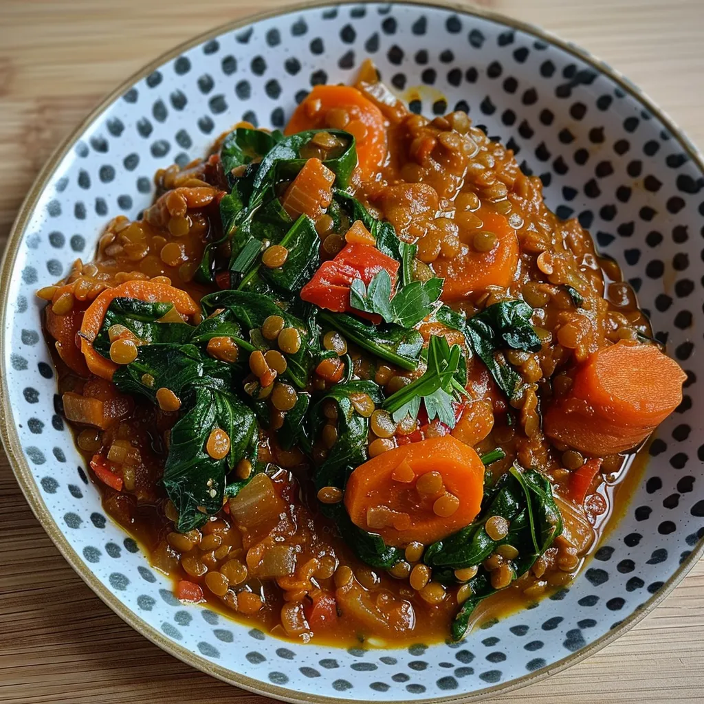 Lentil and Carrot Stew - Savory Vegetarian Recipe