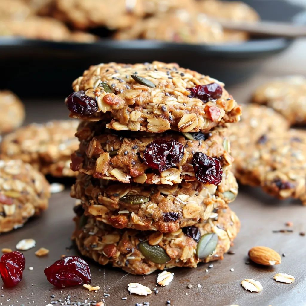 Healthy breakfast cookies packed with nutrients