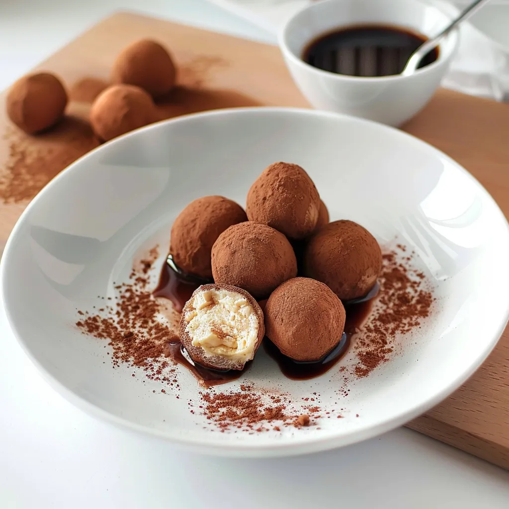 Tiramisu Truffles - Easy No-Bake Dessert