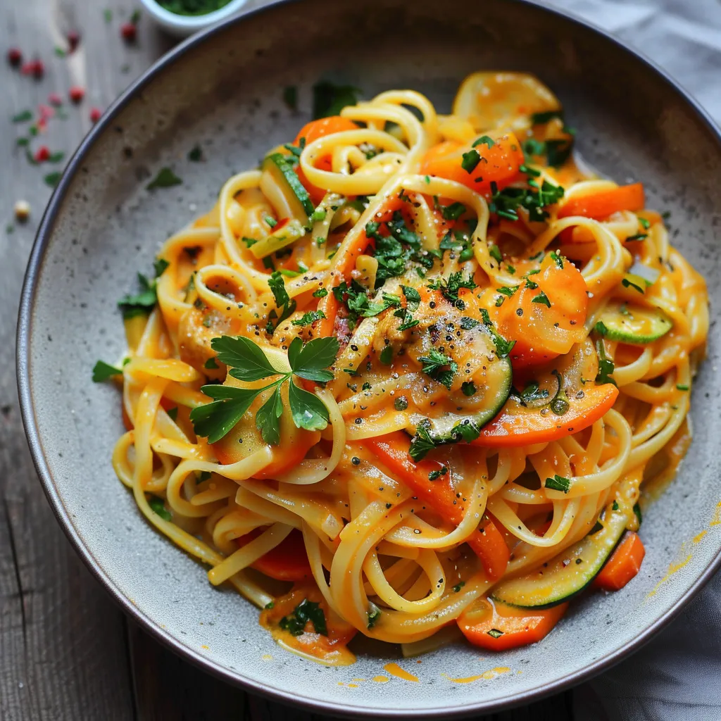 Coconut Curry Vegetable Pasta