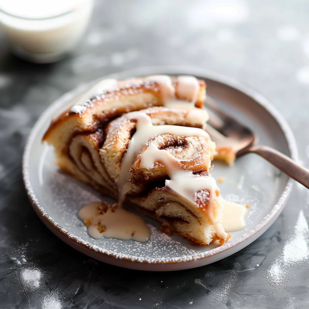 Giant Cinnamon Roll Cake - Homestyle Recipe