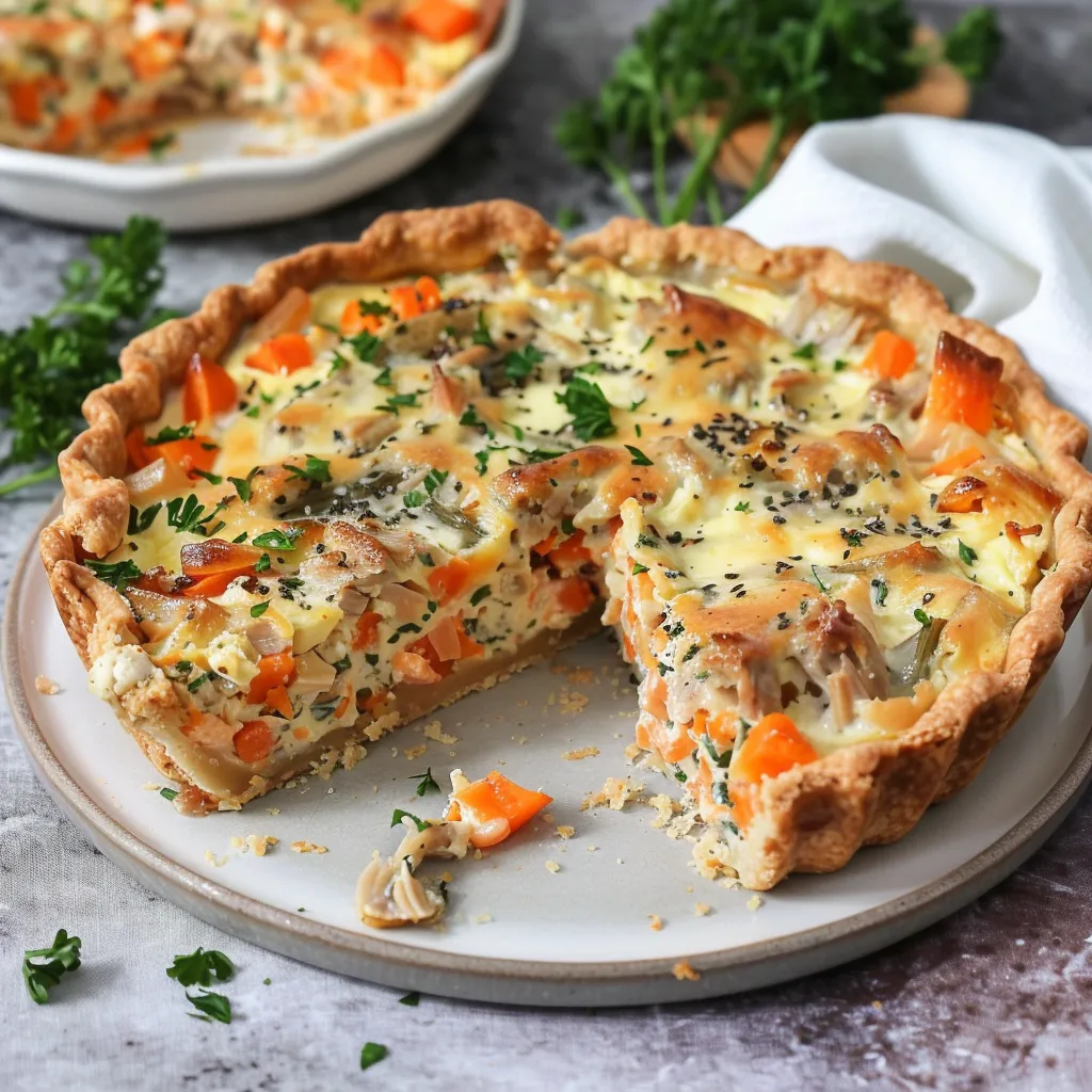 Carrot and Tuna Quiche - Easy Recipe