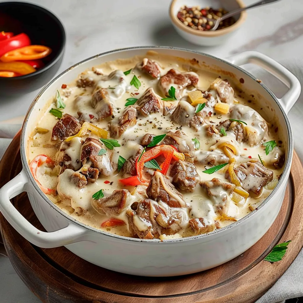 Beef Fondue Casserole - Easy Recipe