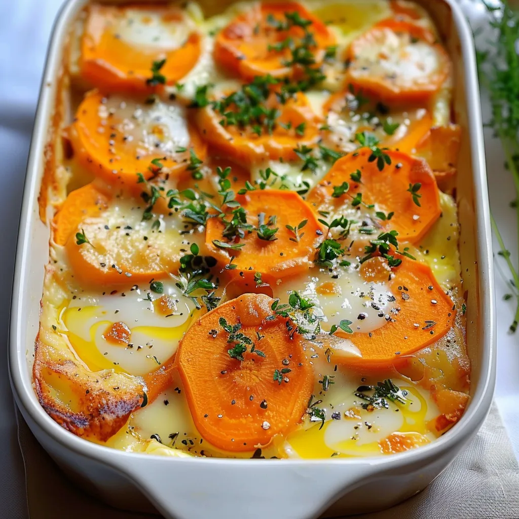 Light Carrot Gratin - Easy and Nutritious Recipe