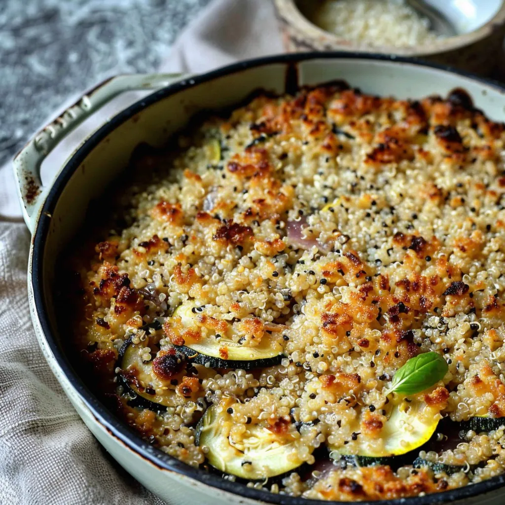 Zucchini and quinoa bake