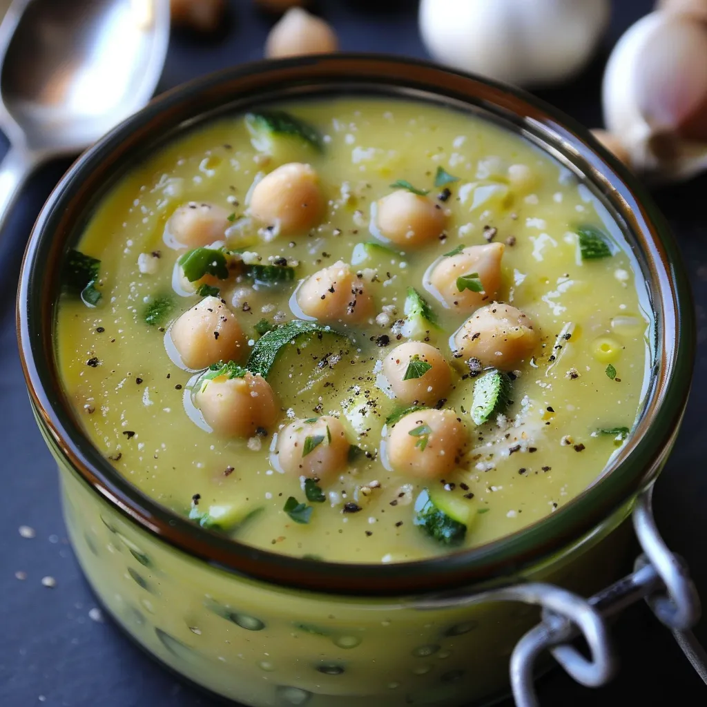 Zucchini and Chickpea Soup - Light and Flavorful Recipe