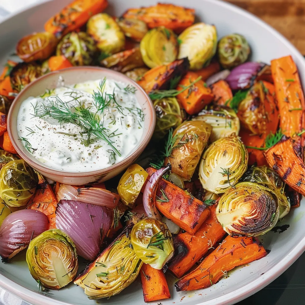 Roasted Winter Vegetables - Savory Vegetarian Recipe