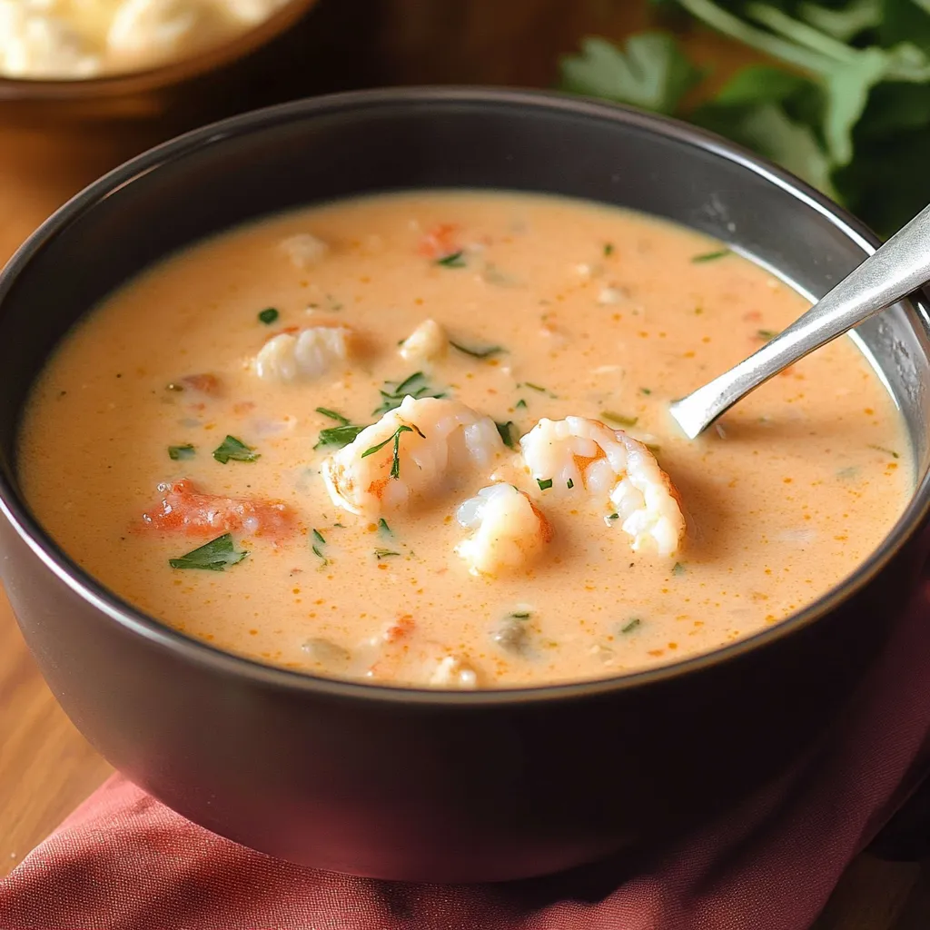 Seafood Bisque with Crab and Shrimp