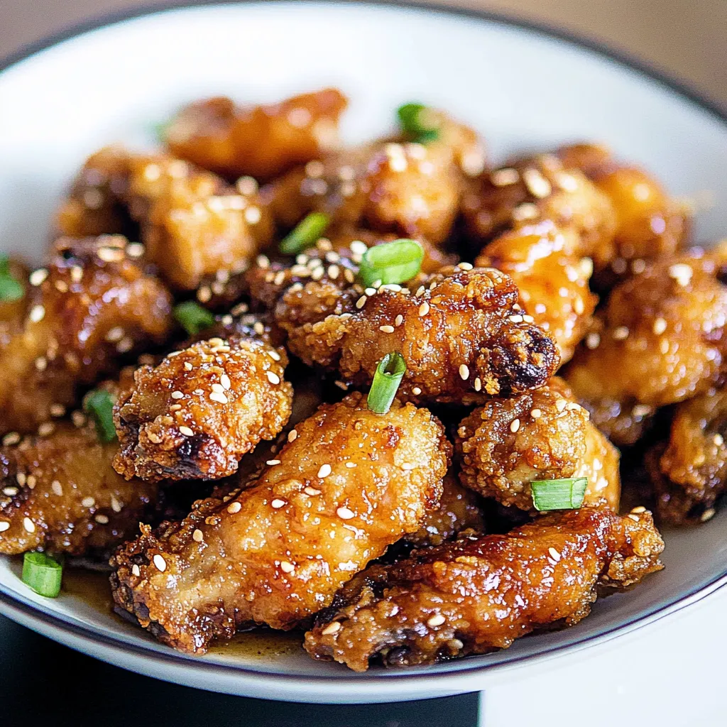 Crispy Korean Fried Chicken Wings