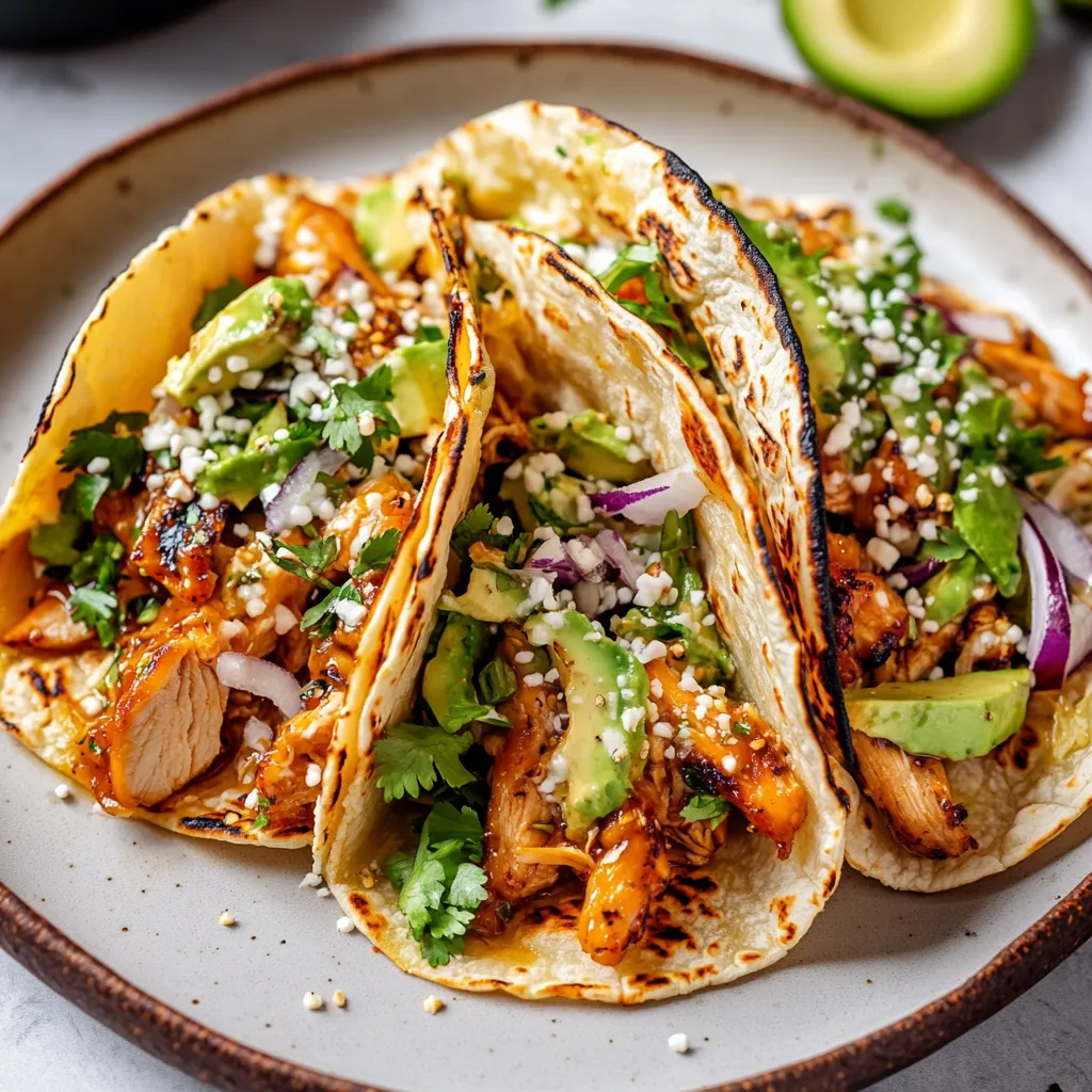 Tasty Teriyaki Chicken Tacos