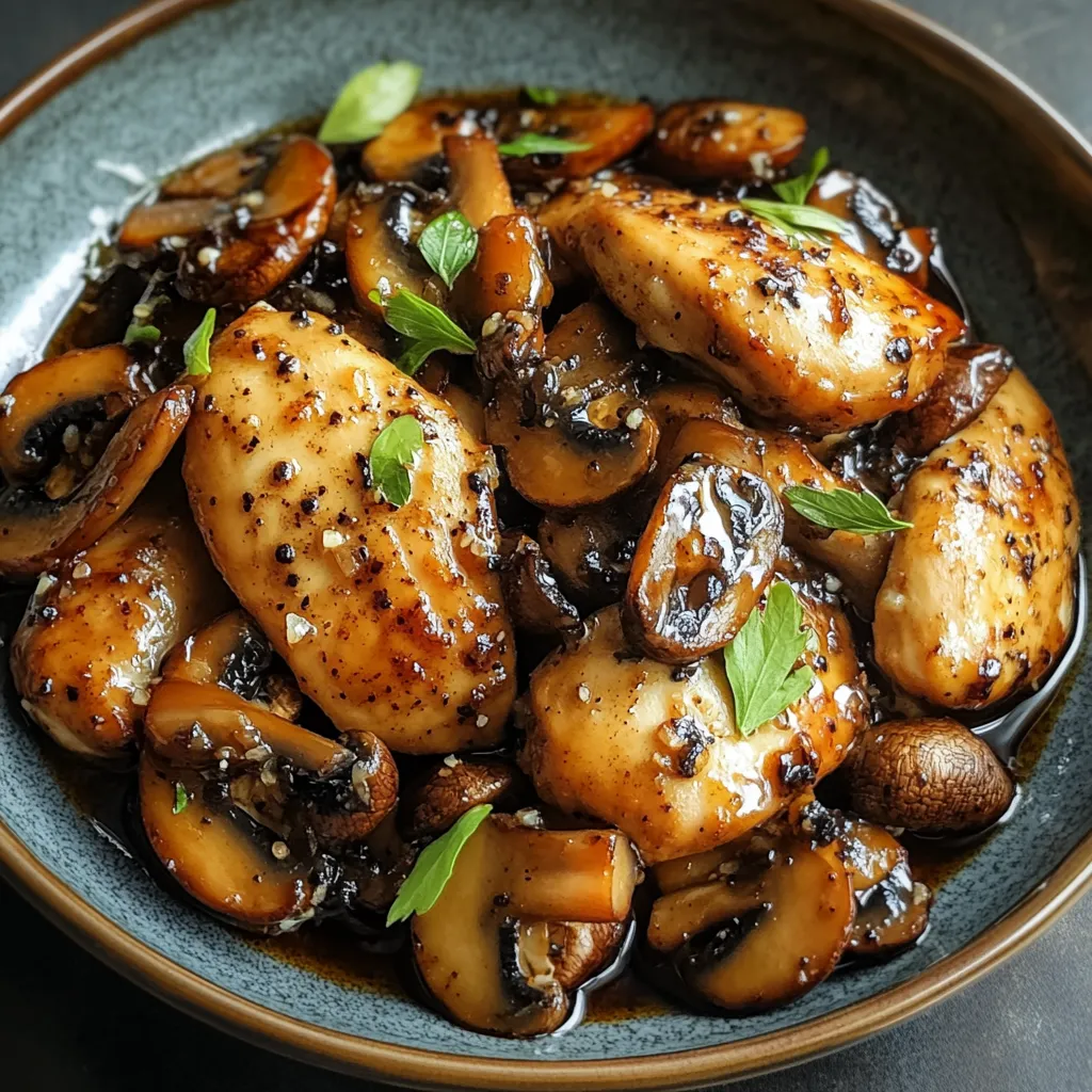 Peppery Chicken & Mushrooms