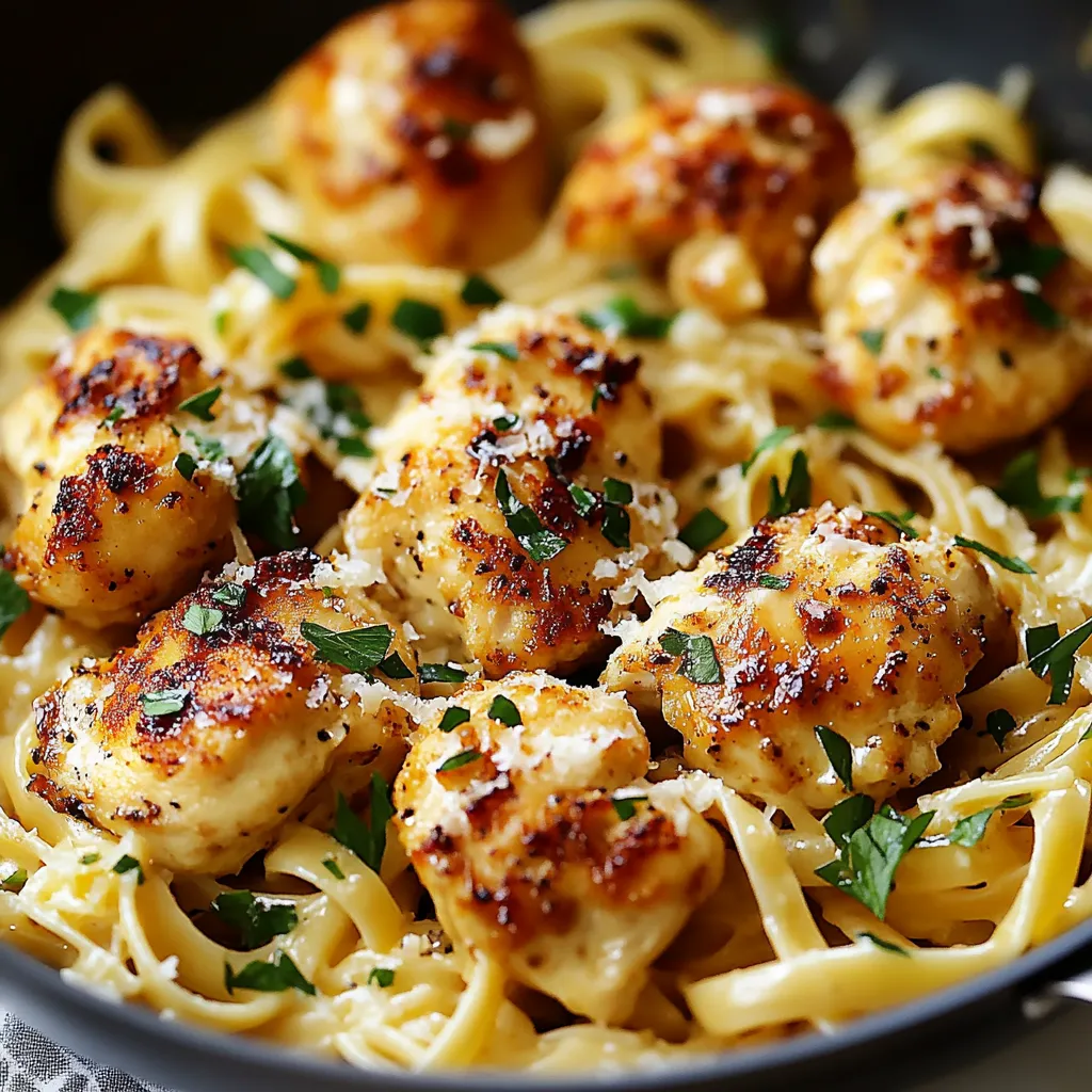Parmesan Garlic Chicken Pasta