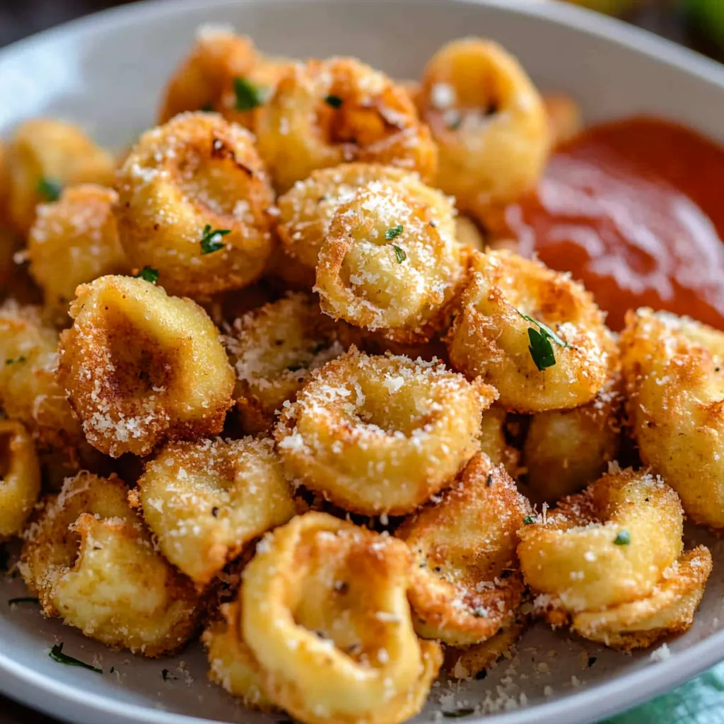 Parmesan Tortellini Crispy Fried